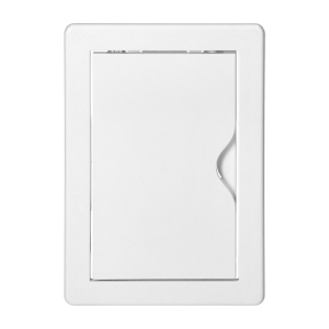 Inspection door 10/15, ABS, white