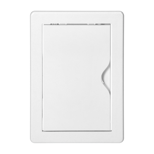 Inspection door 10/15, ABS, white Inspection door 10/15, ABS, white