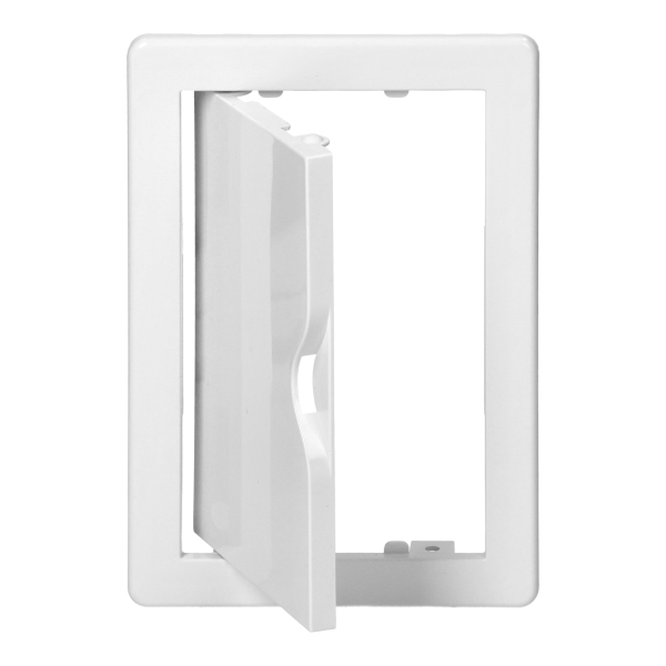 Inspection door 10/15, ABS, white Inspection door 10/15, ABS, white
