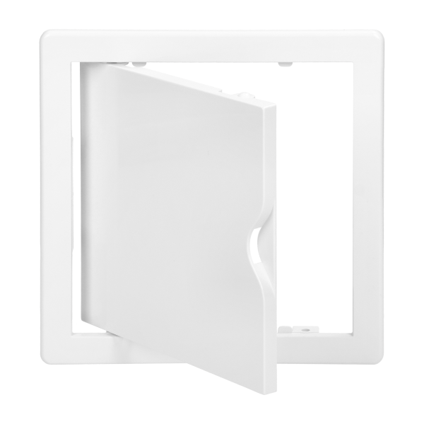 Inspection door 15/15, ABS, white Inspection door 15/15, ABS, white