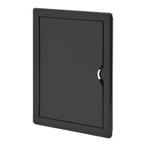 Inspection door 15/20, ABS, black