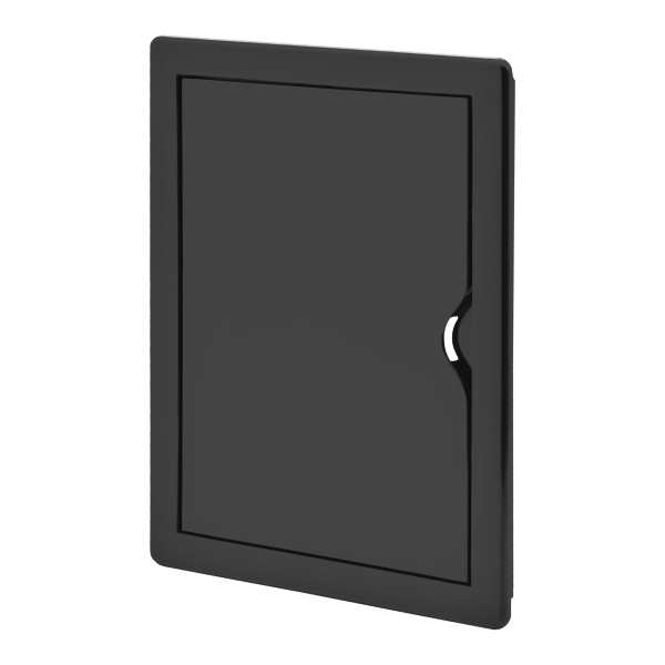 Inspection door 15/20, ABS, black Inspection door 15/20, ABS, black