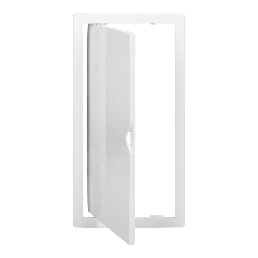 Inspection door 15/30, ABS, white
