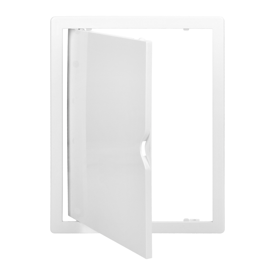 Inspection door 20/25, ABS, white