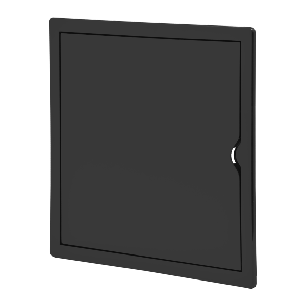 Inspection door 25/25, ABS, black Inspection door 25/25, ABS, black