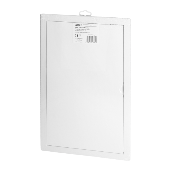 Inspection door 25/40, ABS, white Inspection door 25/40, ABS, white