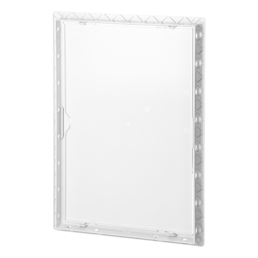 Inspection door 25/40, ABS, white