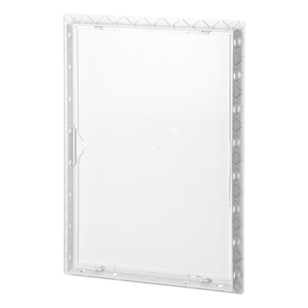 Inspection door 25/40, ABS, white Inspection door 25/40, ABS, white