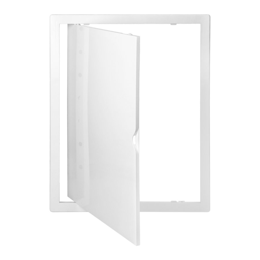 Inspection door 30/40, ABS, white