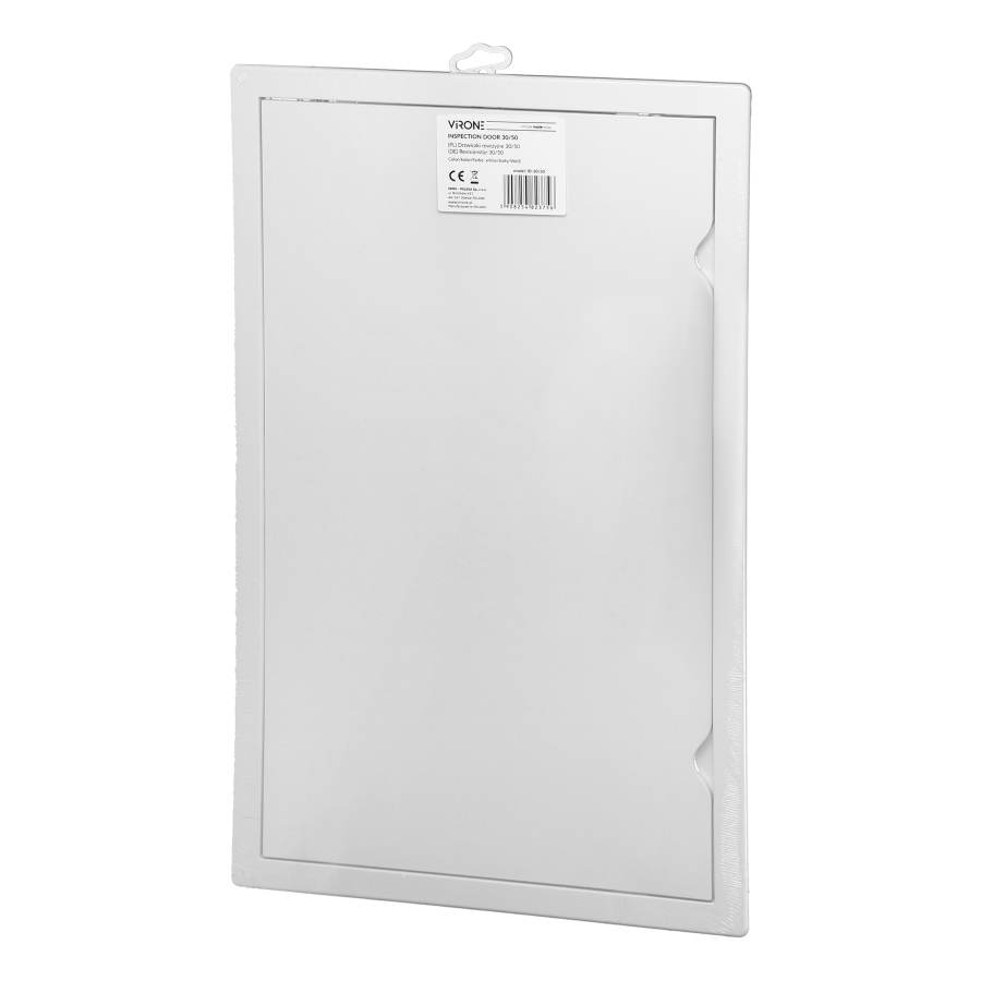 Inspection door 30/50, ABS, white