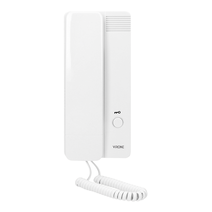 Zestaw domofonowy dwurodzinny, podtynkowy z czytnikiem breloków zbliżeniowych, MALO MULTI