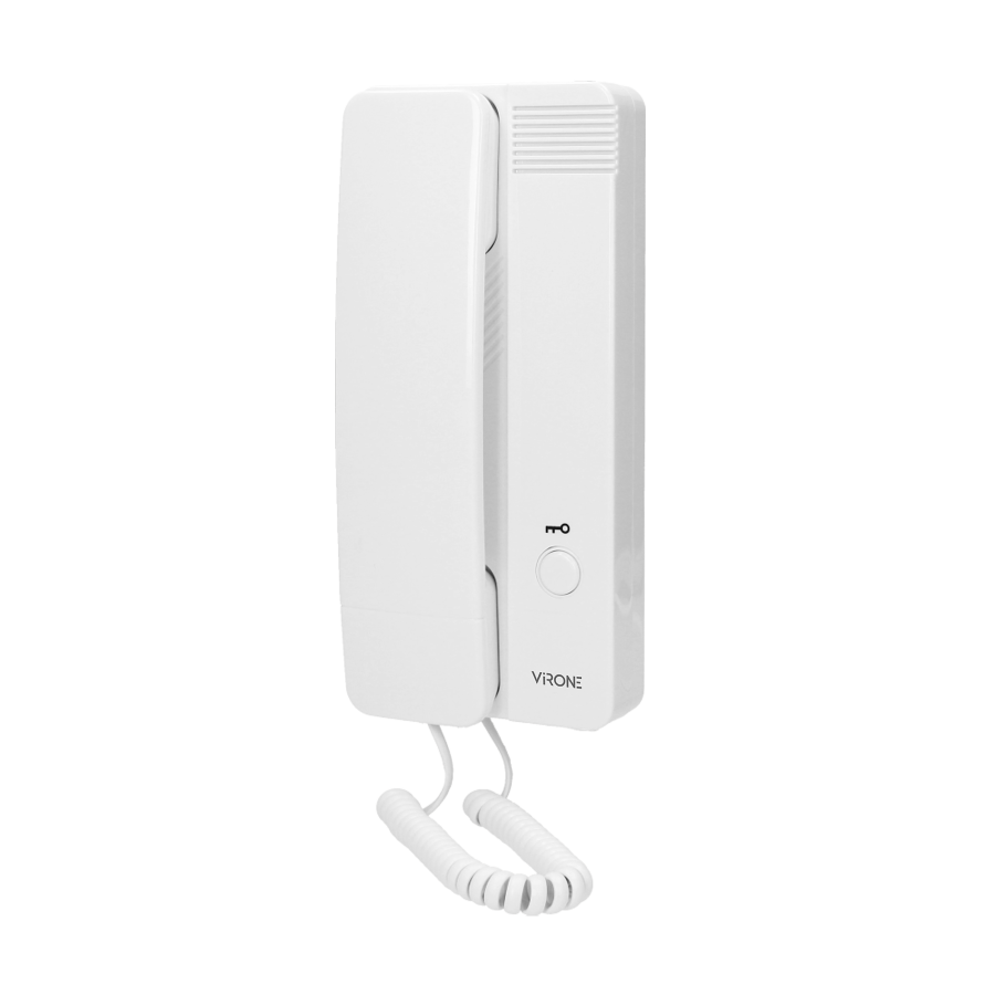 Zestaw domofonowy dwurodzinny, podtynkowy z czytnikiem breloków zbliżeniowych, MALO MULTI