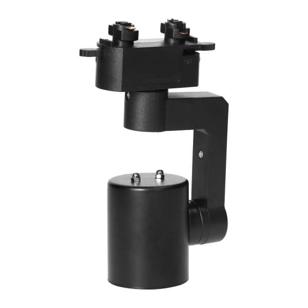 RELI TL-1 GU10 track-mounted light fixture, max 35W, black