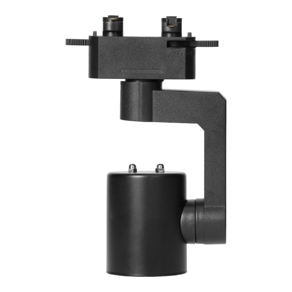 RELI TL-1 GU10 track-mounted light fixture, max 35W, black