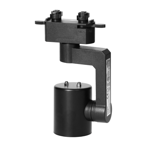 RELI TL-1 GU10 track-mounted light fixture, max 35W, black