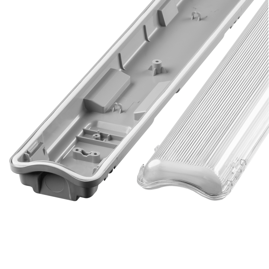 VUMBI T8 LED 2x18W IP65, luminaire for T8 LED