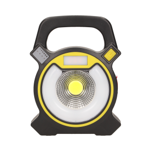 PAMIR LED 5W worklight with battery, 300lm, IP44, 6000K, 2x1200mAh, with USB charger and powerbank