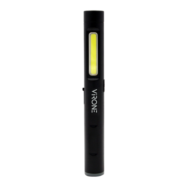Latarka warsztatowa LED, 5+3W, 300lm+70lm, 600mAh, magnes, klips