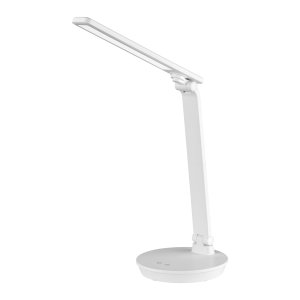 HERON LED, lampka biurkowa, 5W, 250lm, 2700-6500K, zmiana barwy światła, funkcja ściemniania, biała