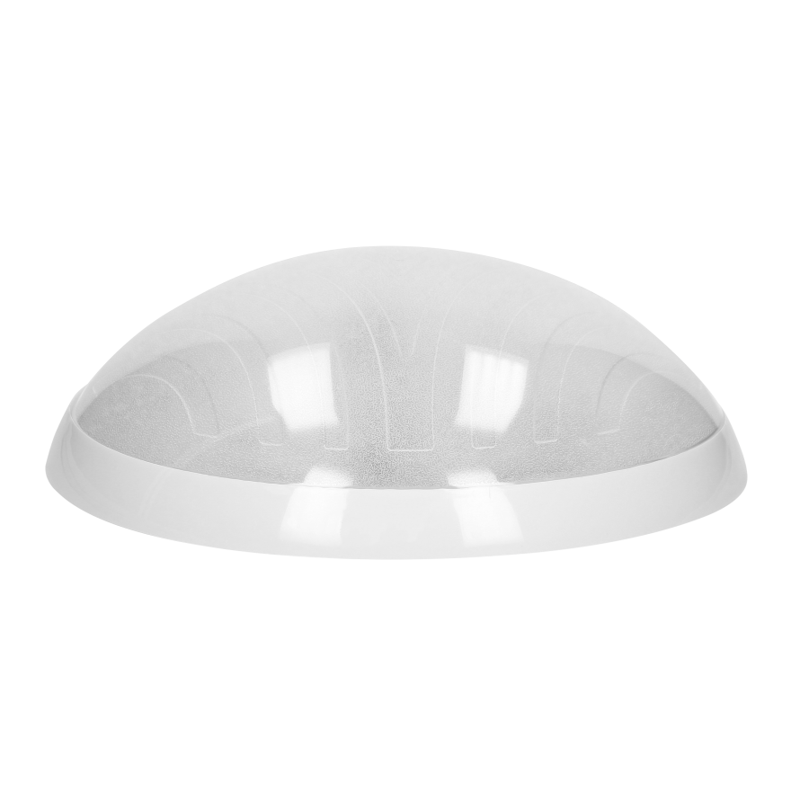 ROVI MV, ceiling light with microwave sensor, 75W, E27, IP20, IK10, clear, polycarbonate lampshade
