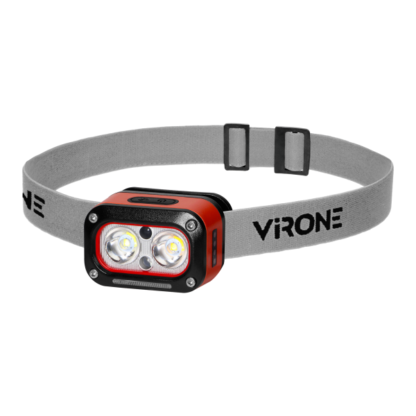 LED Headlamp with motion sensor, 300lm, 800mAh, CCT, movable head