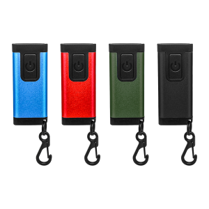 Mini latarka/brelok LED COB, 150lm, 180mAh, 5500K, kolor mix