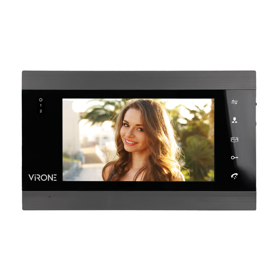 VIFIS Full HD zestaw wideodomofonowy  z kamerą Full HD (bezsłuchawkowy , szyfrator, czytnik zbliżeniow, sterowanie z aplikacji, 