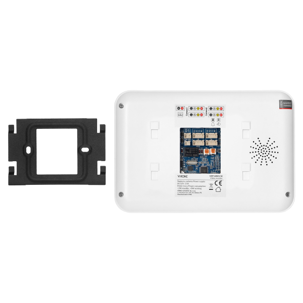Zestaw wideodomofonowy bezsłuchawkowy, monitor 7" LCD, interkom biały, SETAR