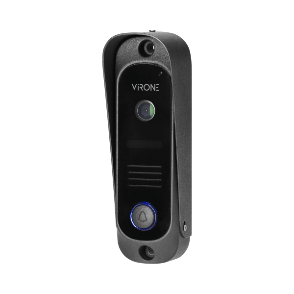 Video doorphone set, handset-free, multicolour 7" LCD screen, intercom, white, SETAR