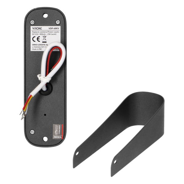 Video doorphone set, handset-free, multicolour 7" LCD screen, intercom, white, SETAR