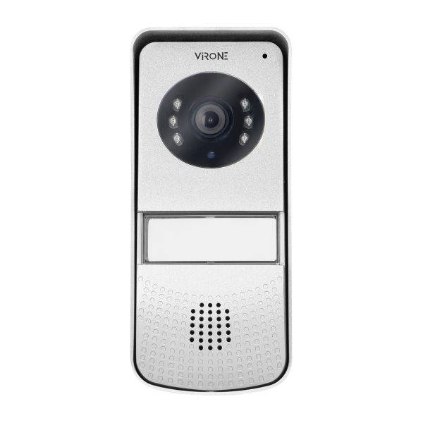 Zestaw wideodomofonowy bezsłuchawkowy, kolor, 4,3" LCD,  z czytnikiem breloków zbliżeniowych, czarny, ENIF RFID