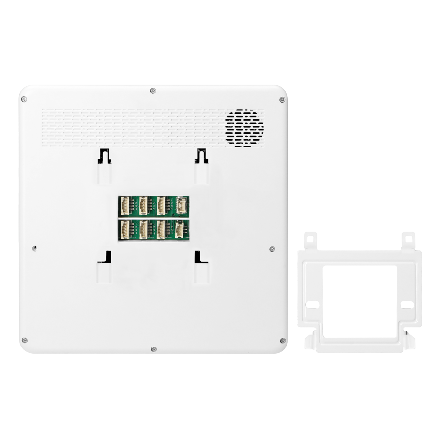 Bezsłuchawkowy zestaw wideo domofonowy CETI, monitor 7" z kartą pamięci TF, czytnikiem kart i breloków, IP44