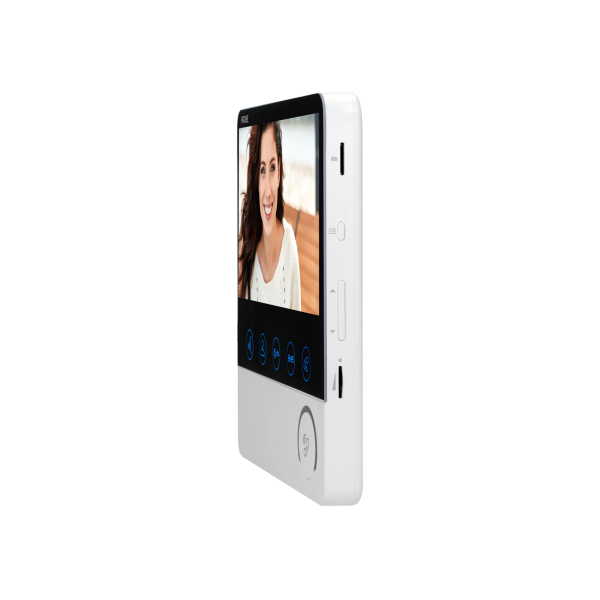 Bezsłuchawkowy zestaw wideo domofonowy CETI, monitor 7" z kartą pamięci TF, czytnikiem kart i breloków, IP44