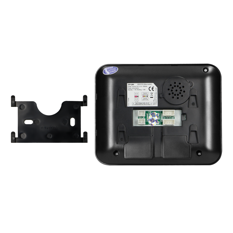 Video monitor, handset-free, multicolour 4.3" LCD screen, for the extension of ENIF series, gate opening