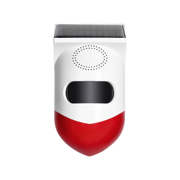 Solar PIR alarm with build-in siren, Wi-Fi and remote control, compatible with TUYA
