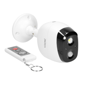 Wireless mini alarm with PIR motion sensor and a siren, with remote control