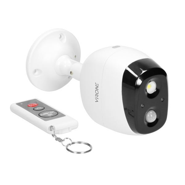 Wireless mini alarm with PIR motion sensor and a siren, with remote control