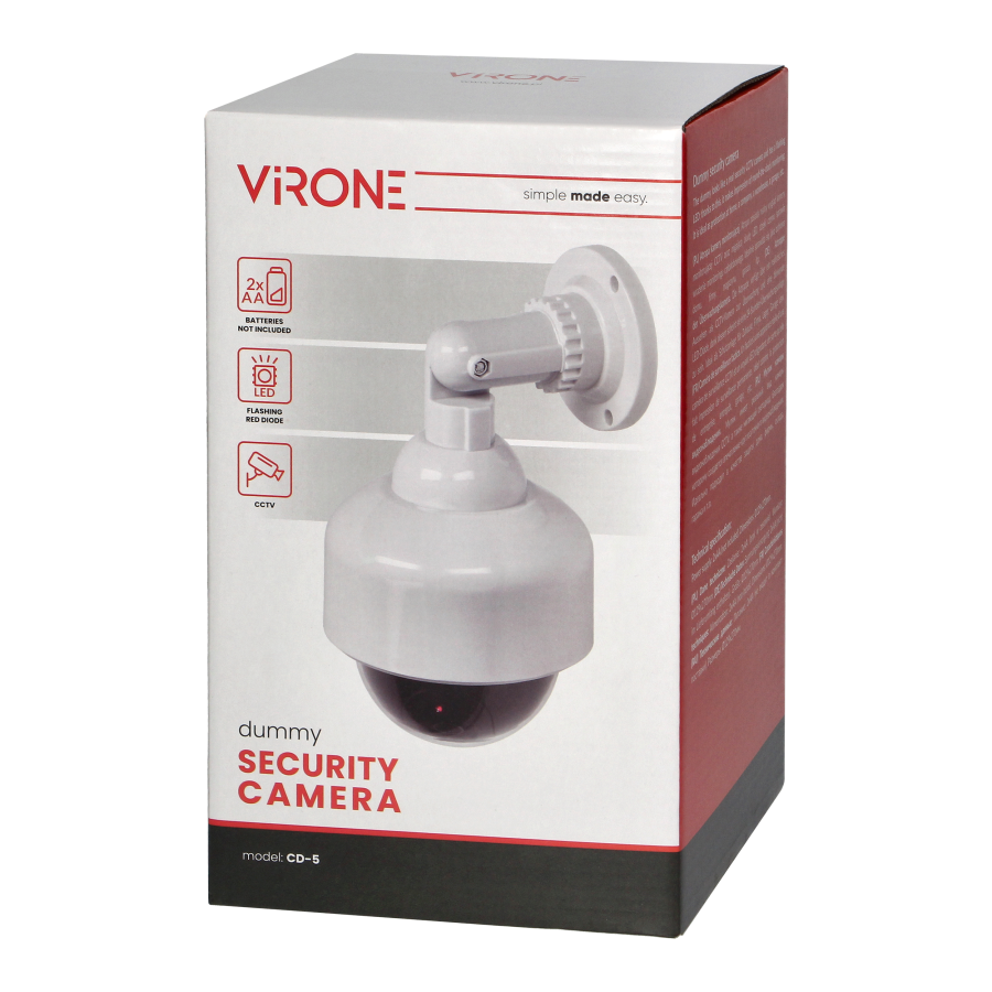 Dummy security rotating CCTV camera