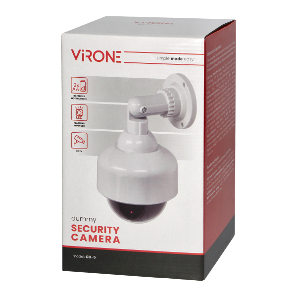 Dummy security rotating CCTV camera