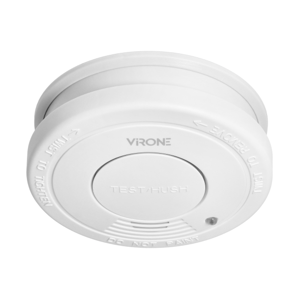 Set of battery-operated smoke and carbon monoxide detectors Set of battery-operated smoke and carbon monoxide detectors