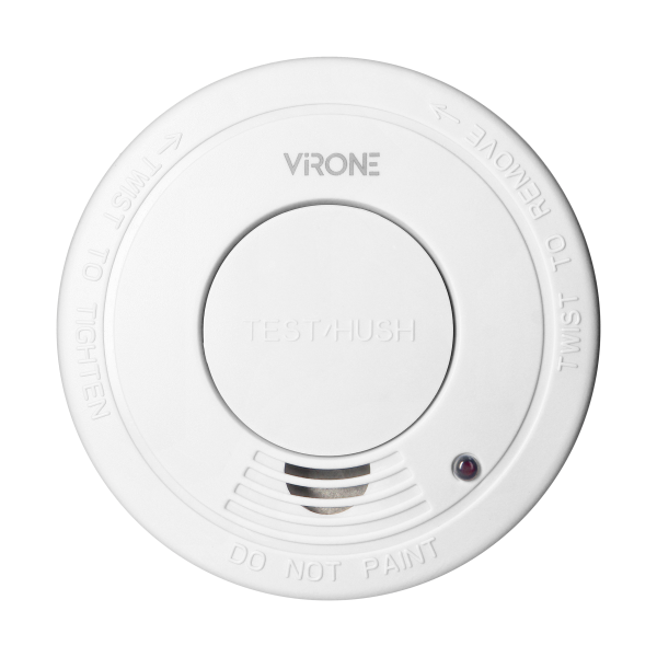 Set of battery-operated smoke and carbon monoxide detectors Set of battery-operated smoke and carbon monoxide detectors