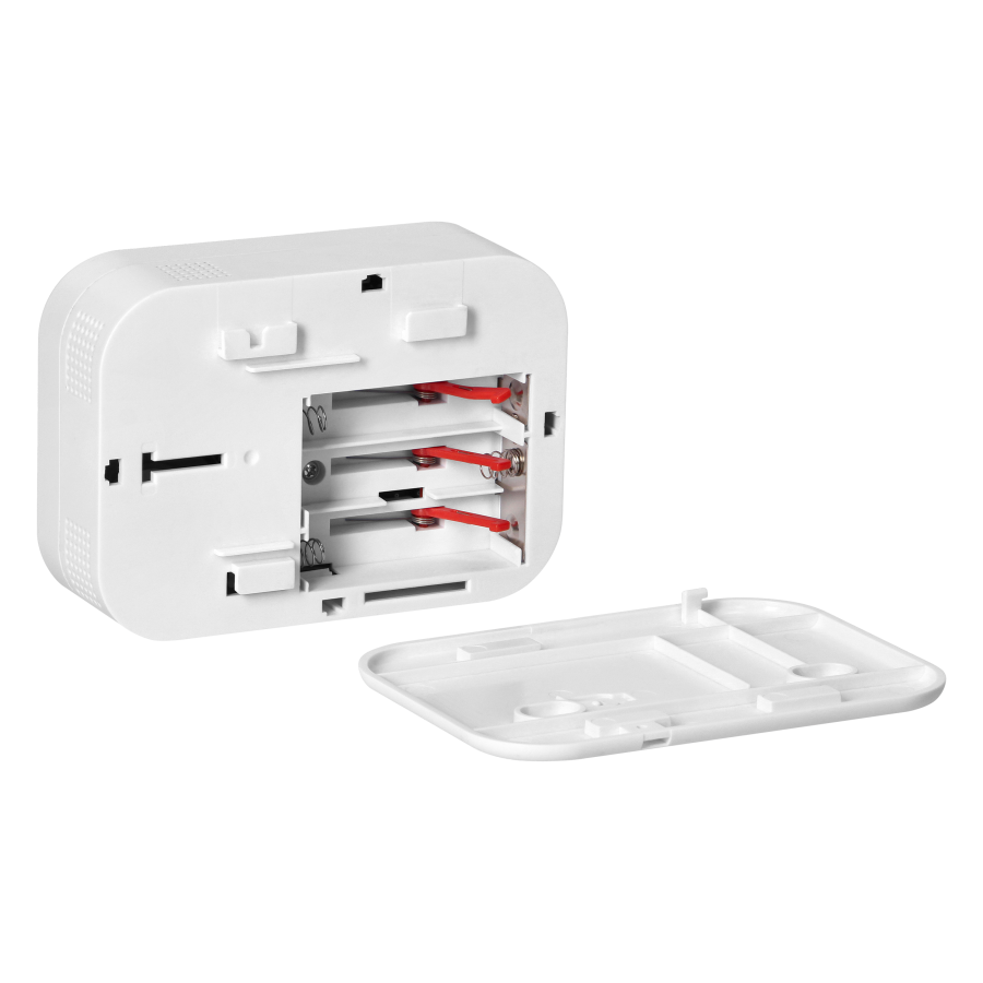 Battery powered carbon monoxide detector with TEST button, service life 10 years, EN 50291-1:2018 compliance