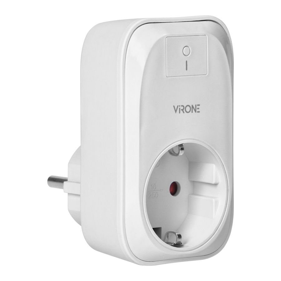 Set of wireless sockets with remote control and timer function, 3+1, Schuko