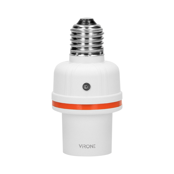 Wireless E27 lamp holder with remote control unit