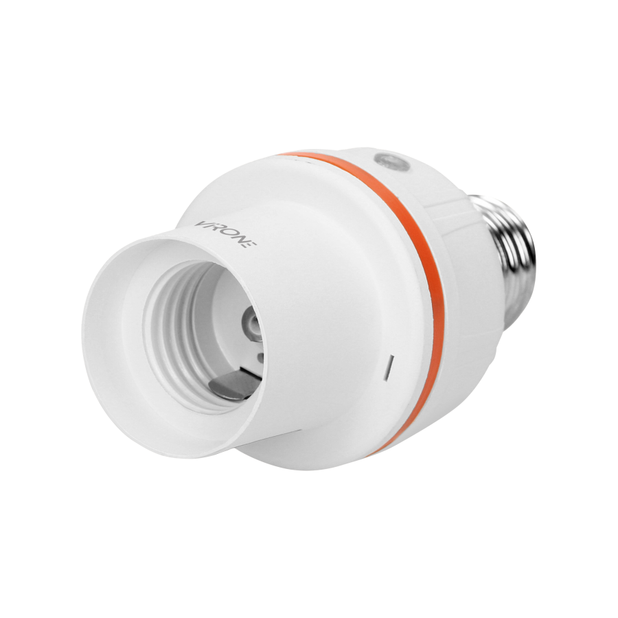 Wireless E27 lamp holder with remote control unit