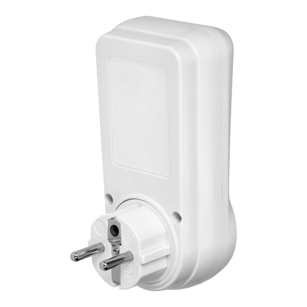 Dwutaryfowy watomierz, kalkulator energii z wyświetlaczem LCD, 2 oddzielne taryfy, wewnętrzny akumulator, 16A 230V