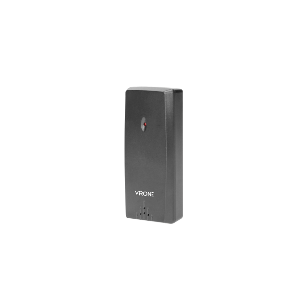 Wireless weather station with outdoor and indoor humidity and temperature indications, black