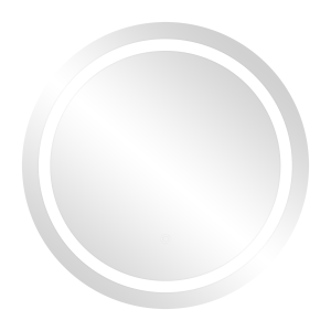 LED mirror round 60cm diameter, built-in switch, with margin, 4000K