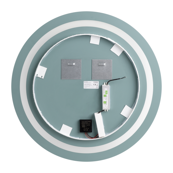 LED mirror round 60cm diameter, built-in switch, with margin, 4000K