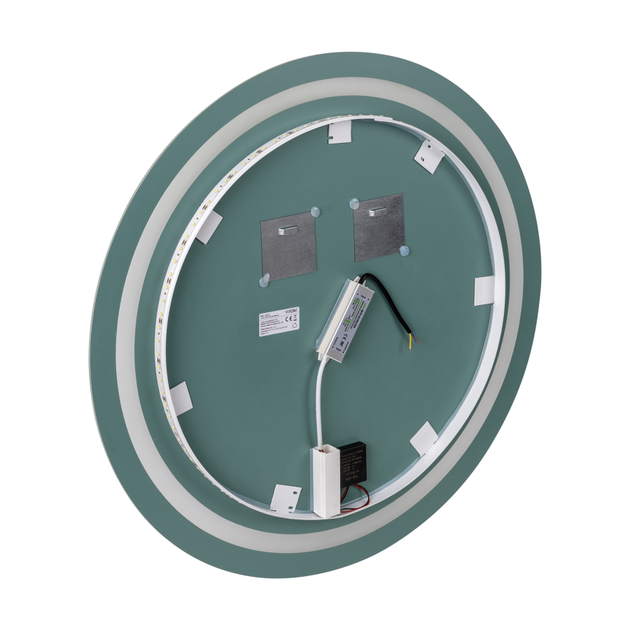 LED mirror round 70cm diameter, built-in switch, with margin, 4000K